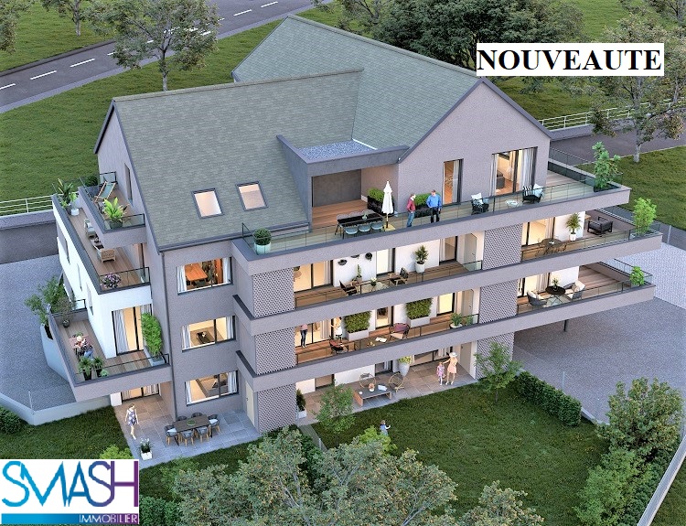 Rosenau : Appartement neuf F3- 77 m² – traversant avec terrasse