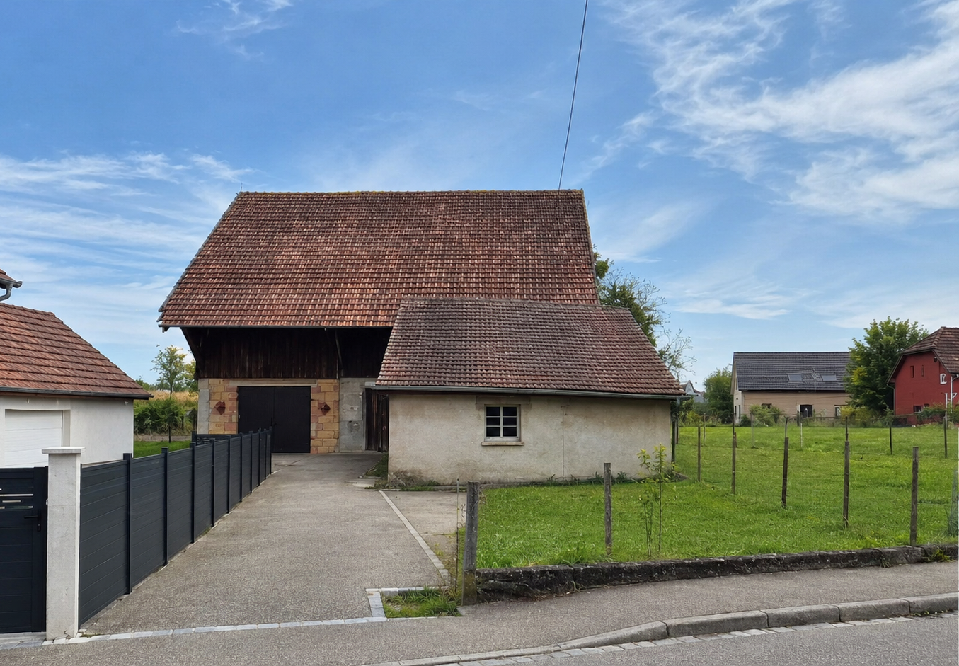 Diefmatten : Grange 250m²  7,90 ares